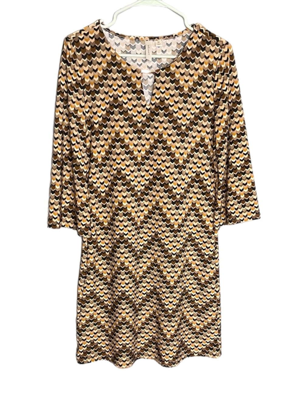 Tacera Stretch Midi Dress 3/4 Sleeve Women’s Size Medium
